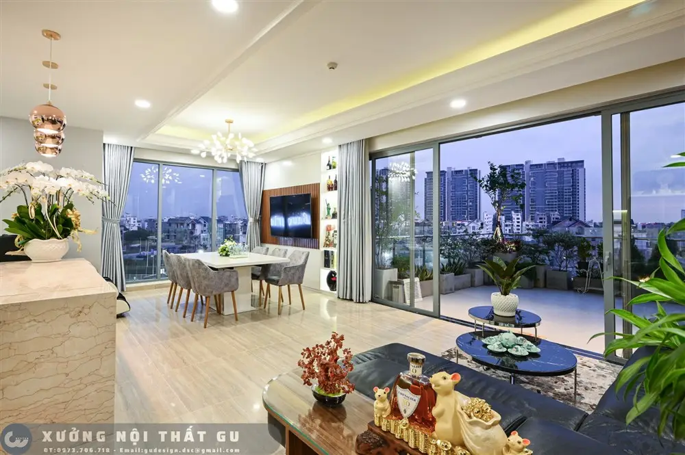 Thiết kế nội thất nhà phố quận 2 Đảo Kim Cương